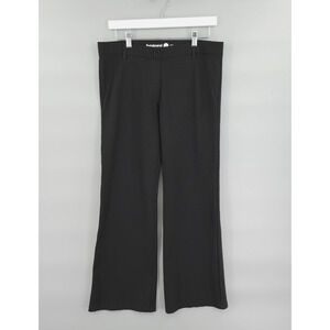 Betabrand Yoga Dress Pants Womens Petite Large Black Straight Leg Ponte